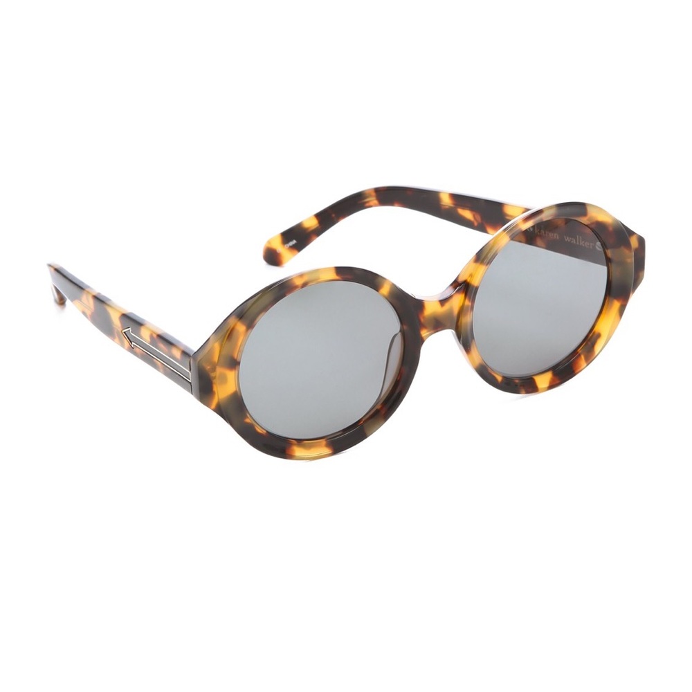 Karen Walker Number 6 Tortoise Sunglasses